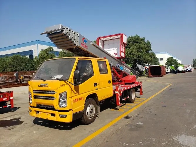 常州金坛附近云梯车出租 砂石搬运